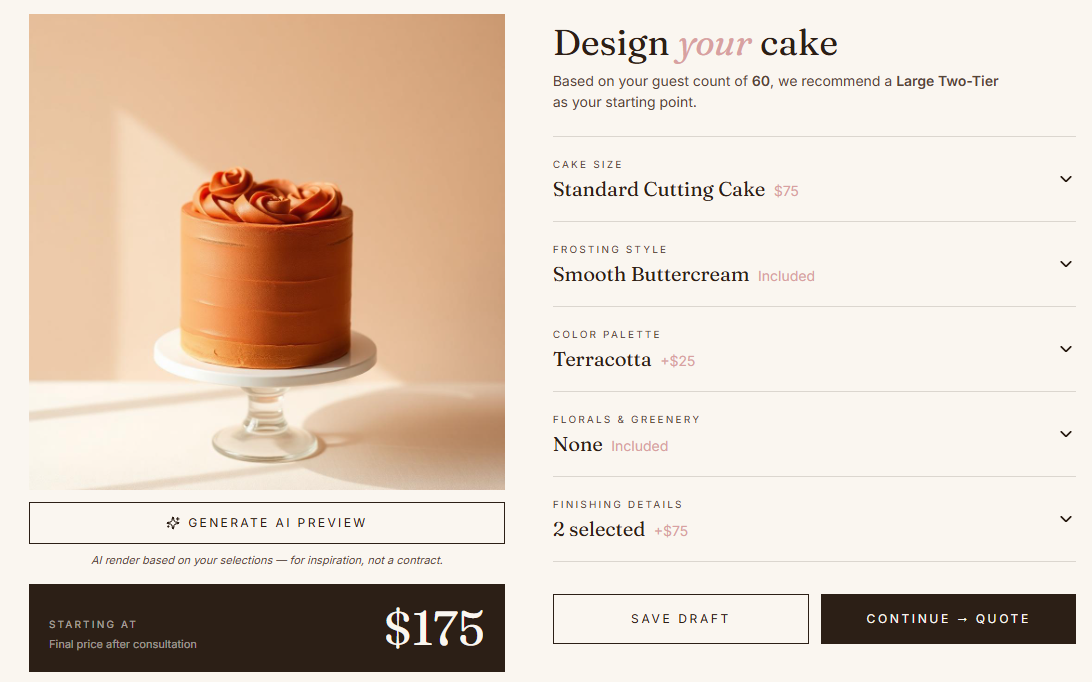CakeQuotr preview